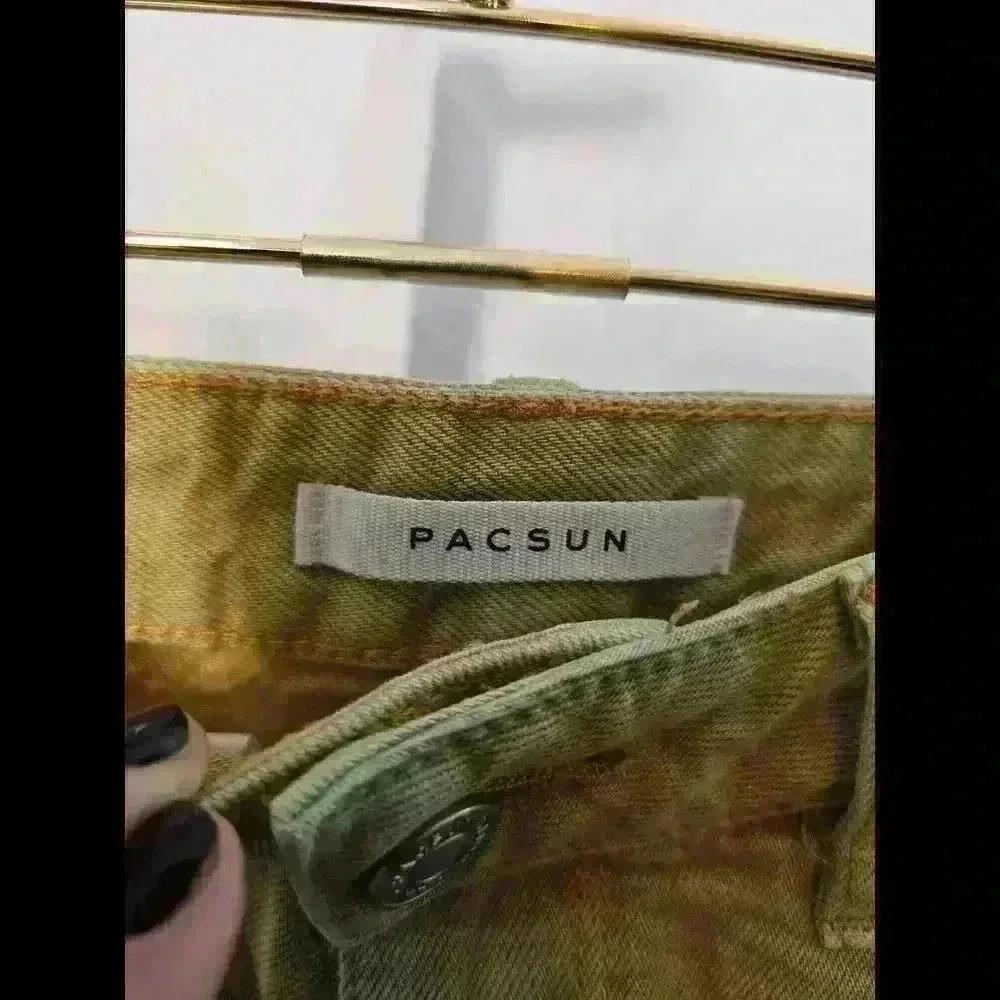 Pac Sun High Rise Festival Denim Shorts